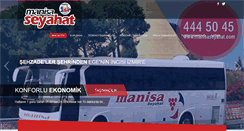 Desktop Screenshot of manisaseyahat.com